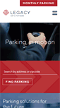 Mobile Screenshot of legacyparking.com